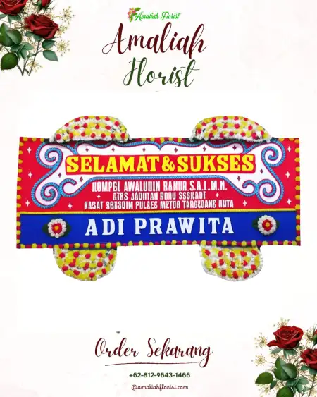 Papan Bunga Ucapan Selamat Menara Mandiri